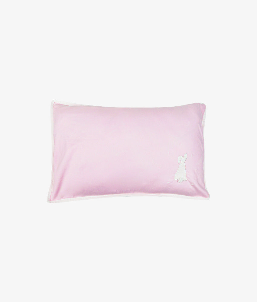 Elegant Smockers LK | Baby Pillow Covers - Pink Rabbit Theme | Sri Lanka