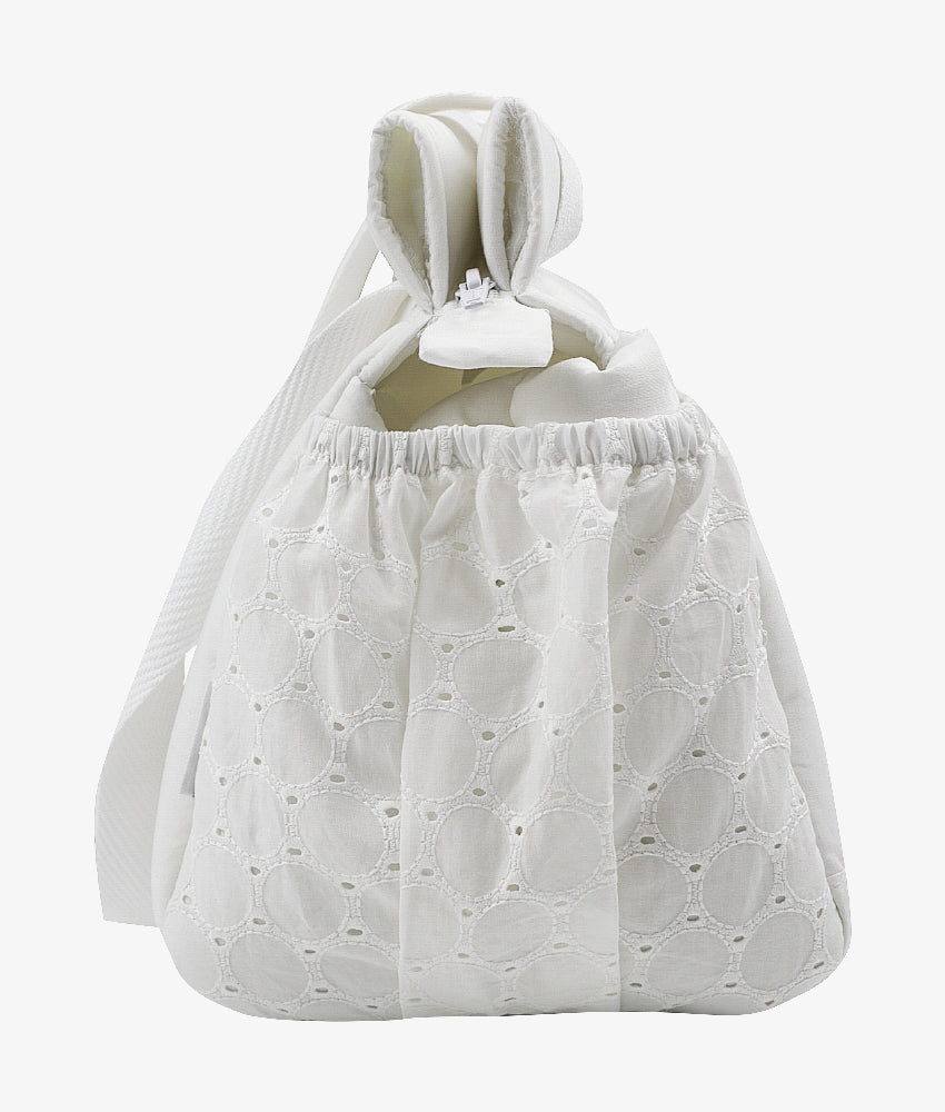 Elegant Smockers LK | Baby Diaper Bag – Classic White Theme | Sri Lanka