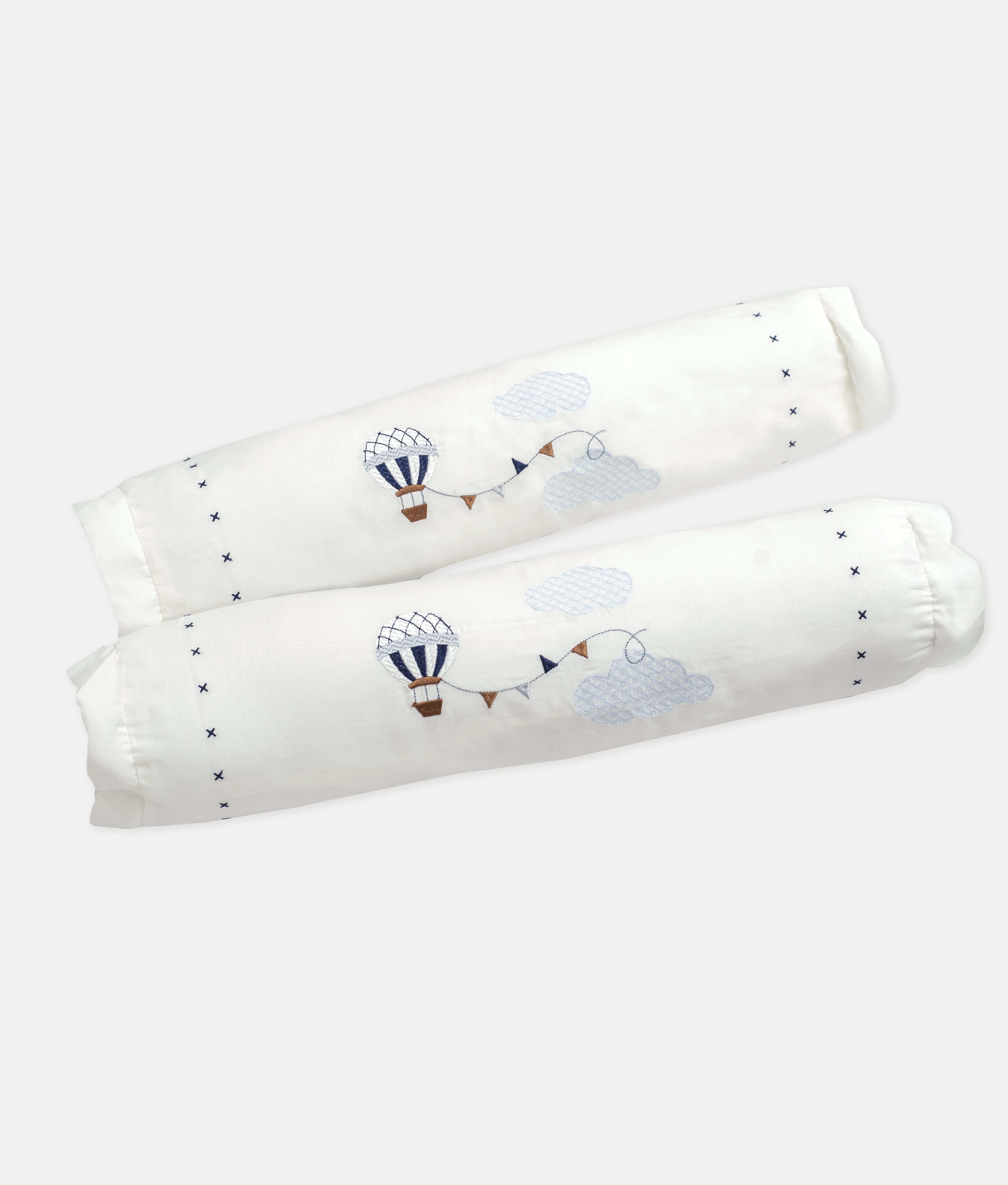 Elegant Smockers LK | Baby Bolster Pillow Cover – Sky Adventures Theme | Sri Lanka