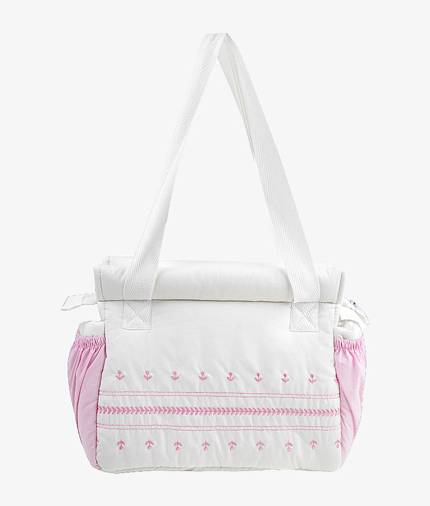 Elegant Smockers LK | Baby Diaper Bag – Eden Pink Theme | Sri Lanka