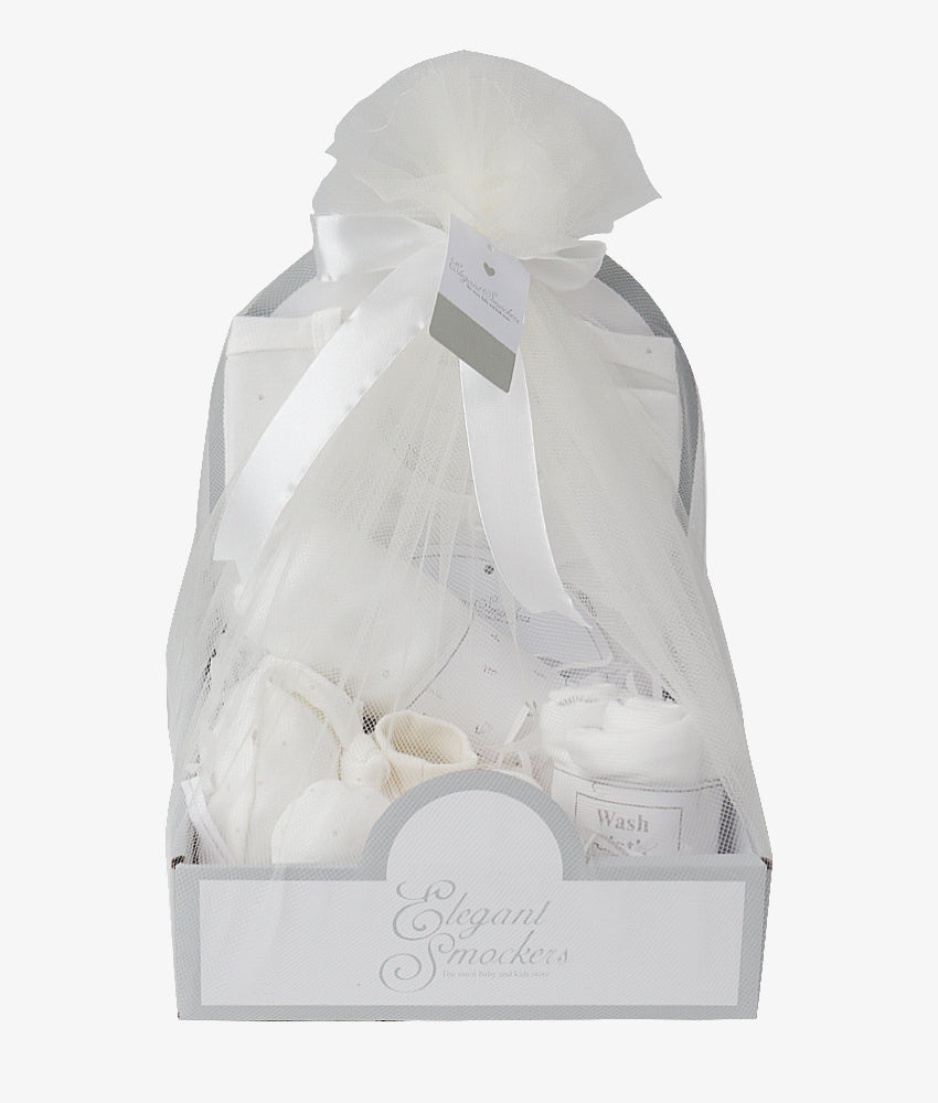 Elegant Smockers LK | Baby Gift Hamper - White | Sri Lanka