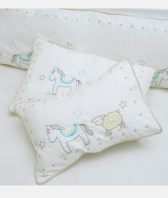Elegant Smockers LK | Baby Pillow Covers – Farmyard Friends Theme | Sri Lanka