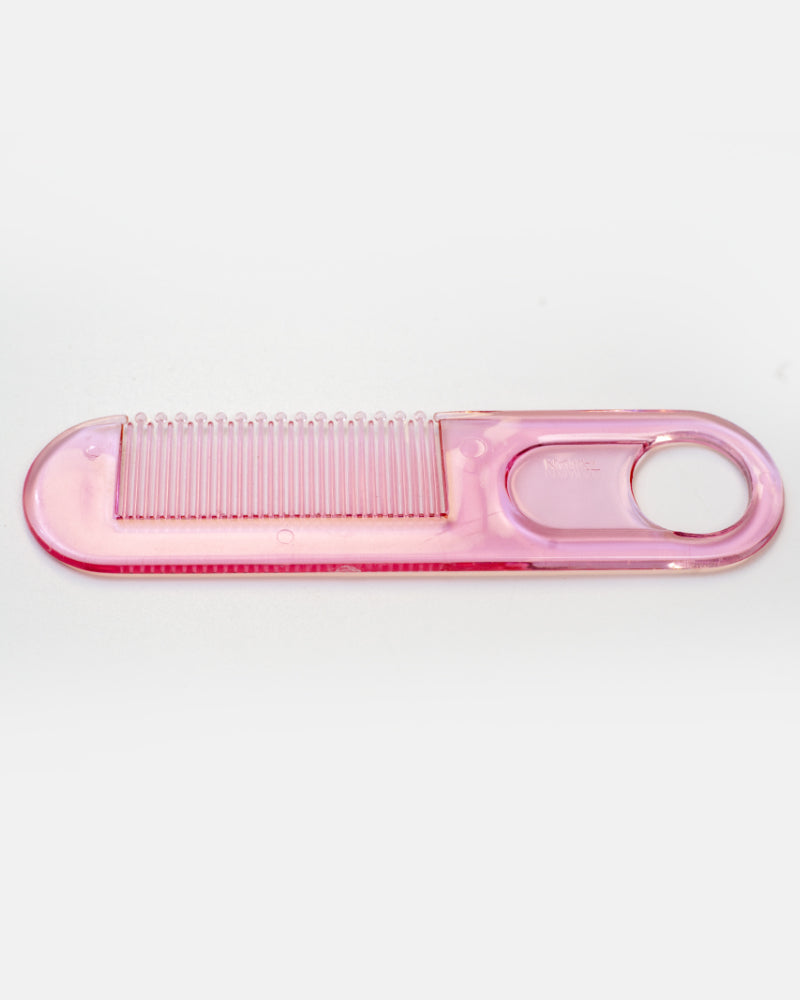 Elegant Smockers LK | Farlin Baby Comb & Brush Set- Pink - 0m+ | Sri Lanka