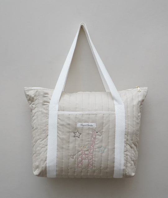 Elegant Smockers LK | Quilted Baby Diaper Tote Bag – Farmyard Friends Theme | Sri Lanka