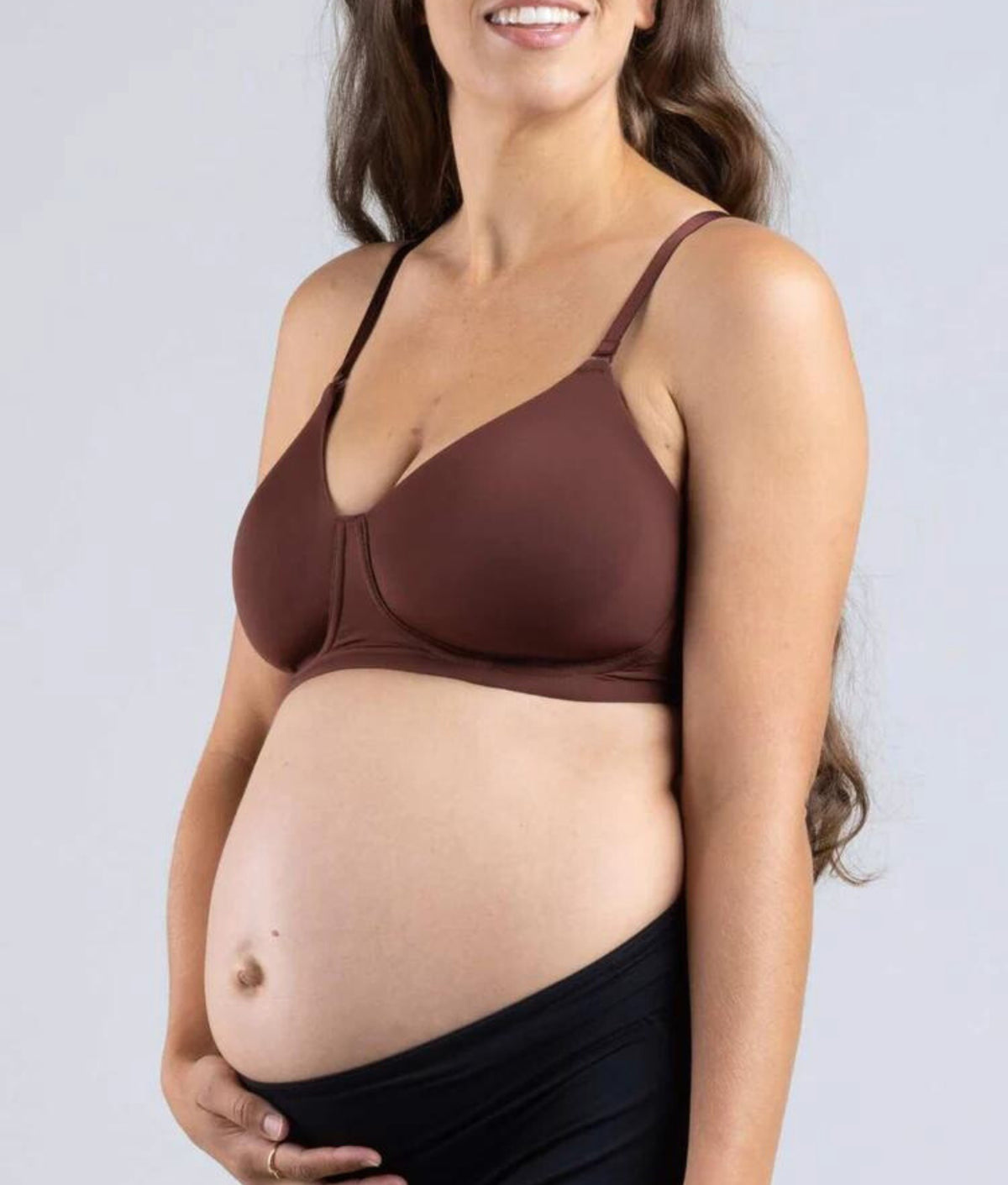 Elegant Smockers LK | Undercover Maternity, Nursing & Beyond T-Shirt Bra™ | Dark Brown | Sri Lanka