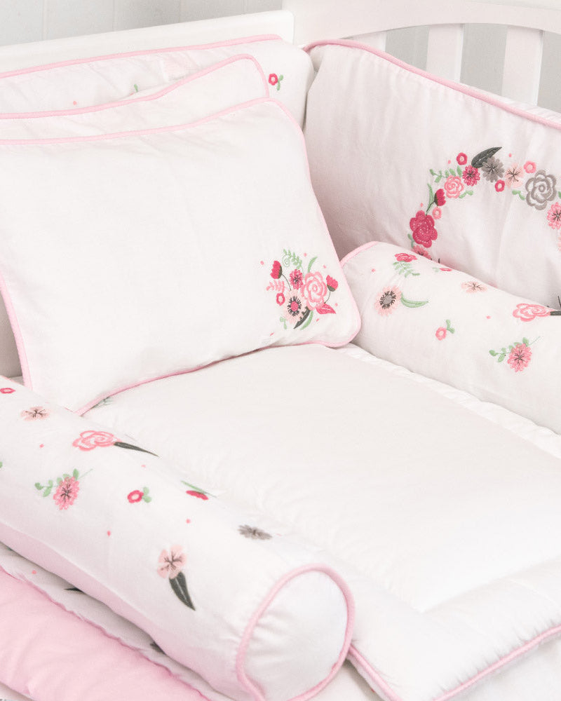 Elegant Smockers LK | Bedding Bundle (6 pcs) - Flower Theme | Sri Lanka