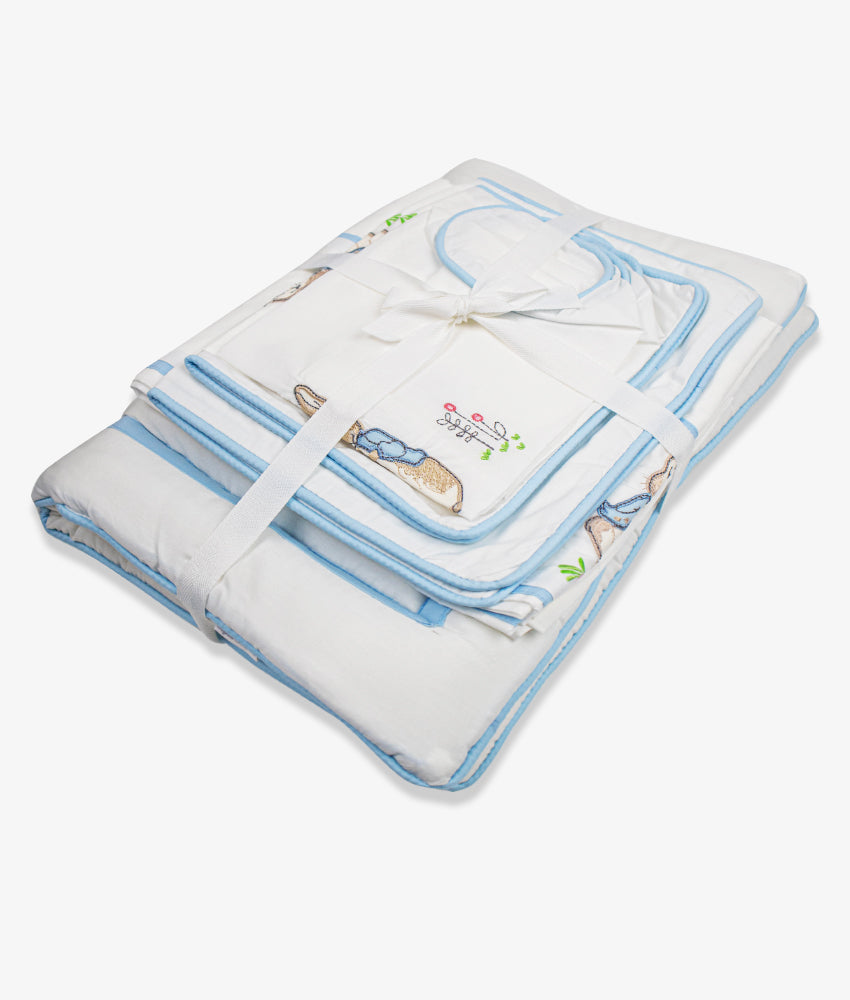 Elegant Smockers LK | Bedding Bundle (6 pcs) - Peter Rabbit Theme | Sri Lanka