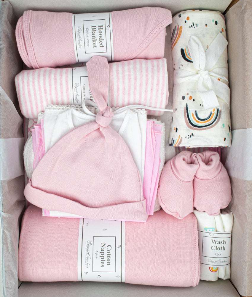 Elegant Smockers LK | Baby Hospital Pack - Pink | Sri Lanka