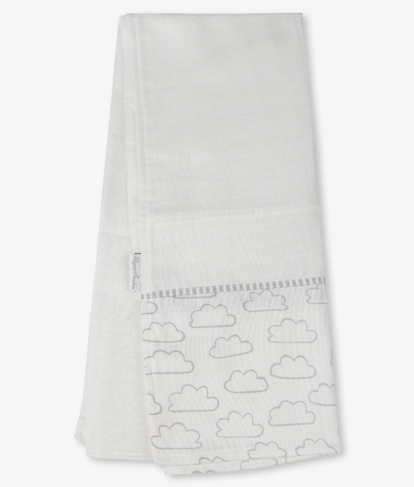 Elegant Smockers LK | Baby Bath Towel – Cloudy Theme | Sri Lanka