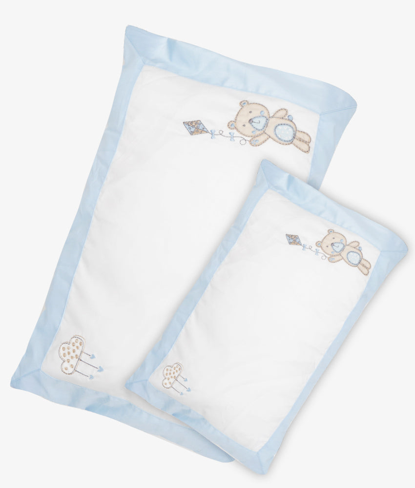 Elegant Smockers LK | Baby Pillow Covers – Blue Bear Theme | Sri Lanka