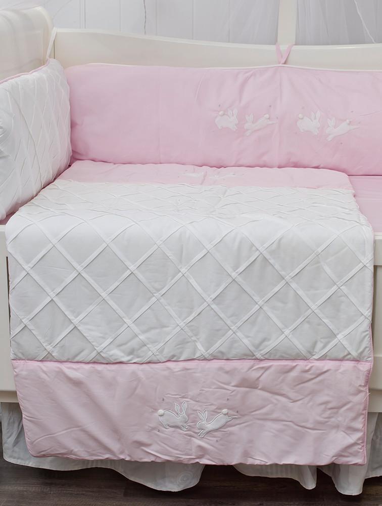 Elegant Smockers LK | Baby Comforter Quilt – Pink Rabbit Theme | Sri Lanka