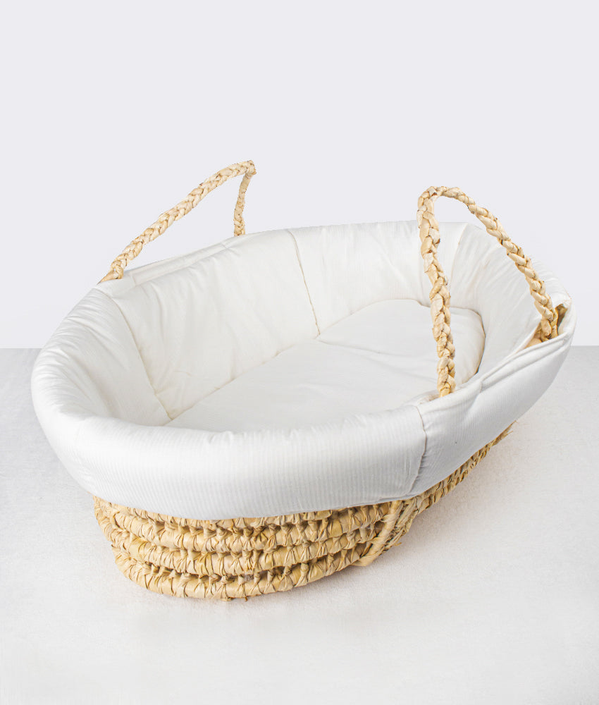 Elegant Smockers LK | Baby Moses Basket with Liner | Sri Lanka 