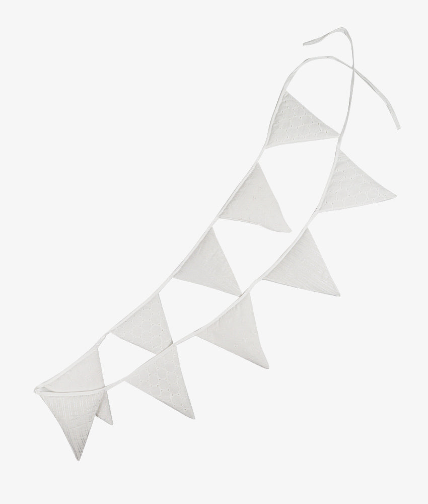 Elegant Smockers LK | Baby Nursery Bunting - Classic White Theme | Sri Lanka 