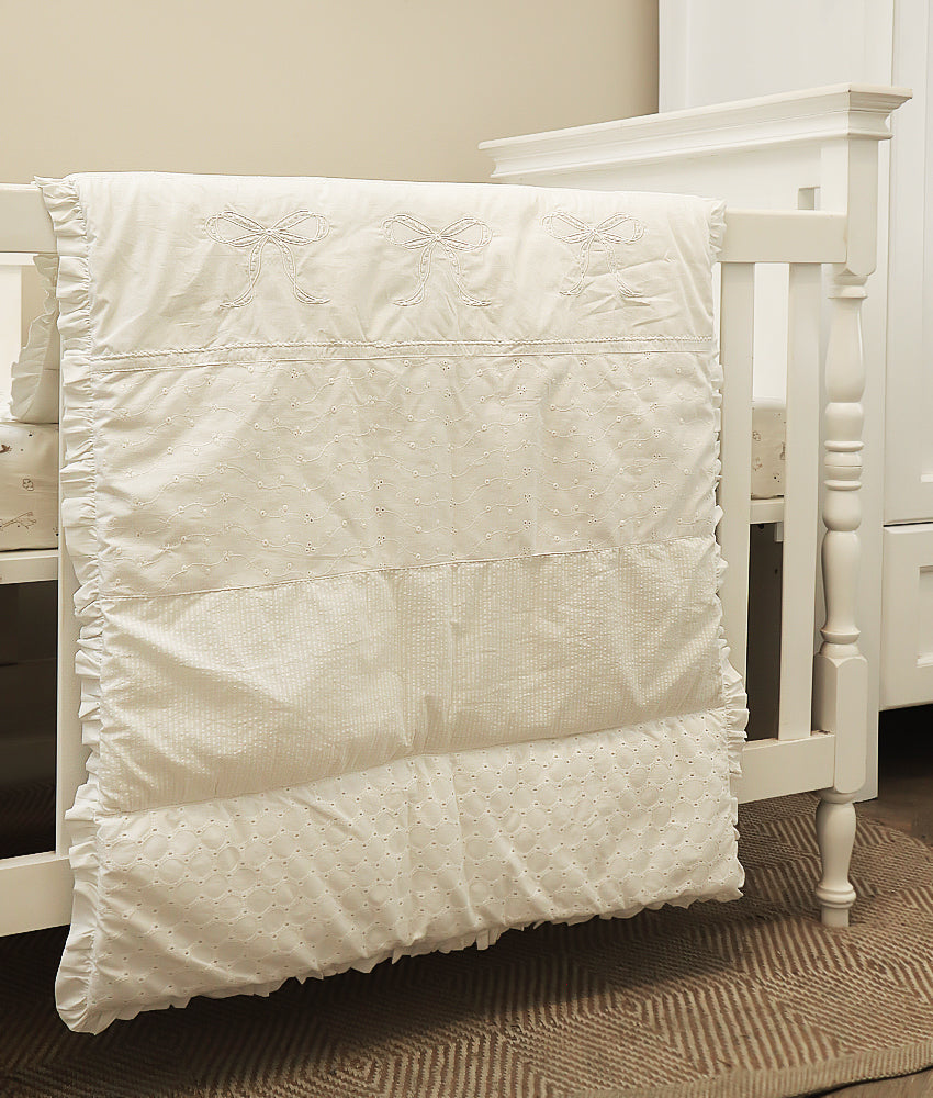 Elegant Smockers LK | Baby Comforter Quilt – Classic White Theme | Sri Lanka 