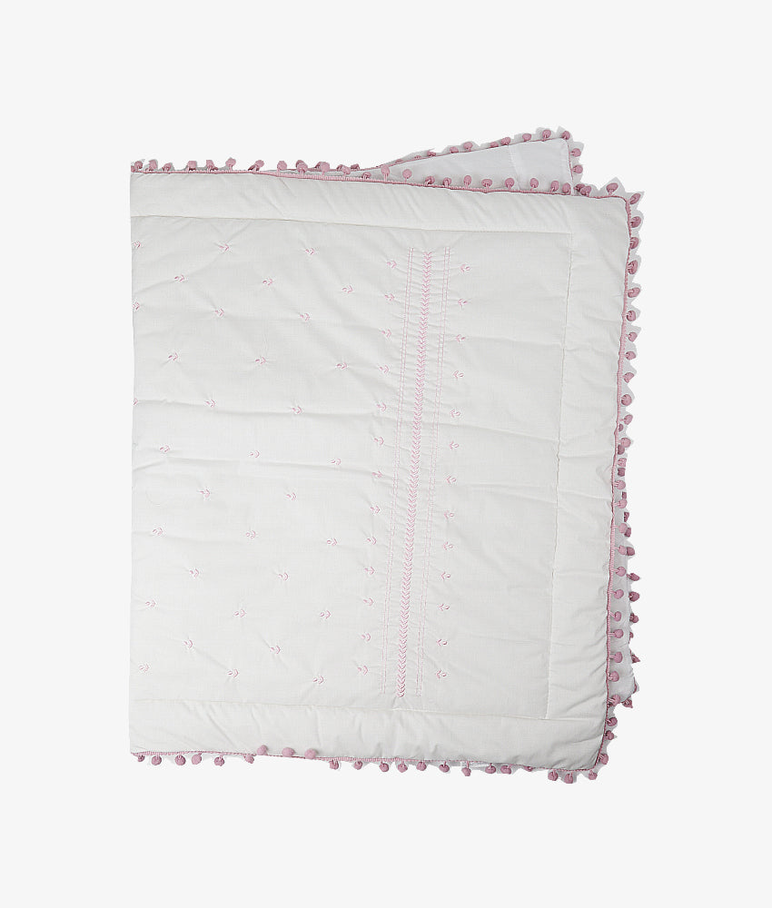 Elegant Smockers LK | Baby Comforter Quilt – Eden Pink Theme | Sri Lanka 