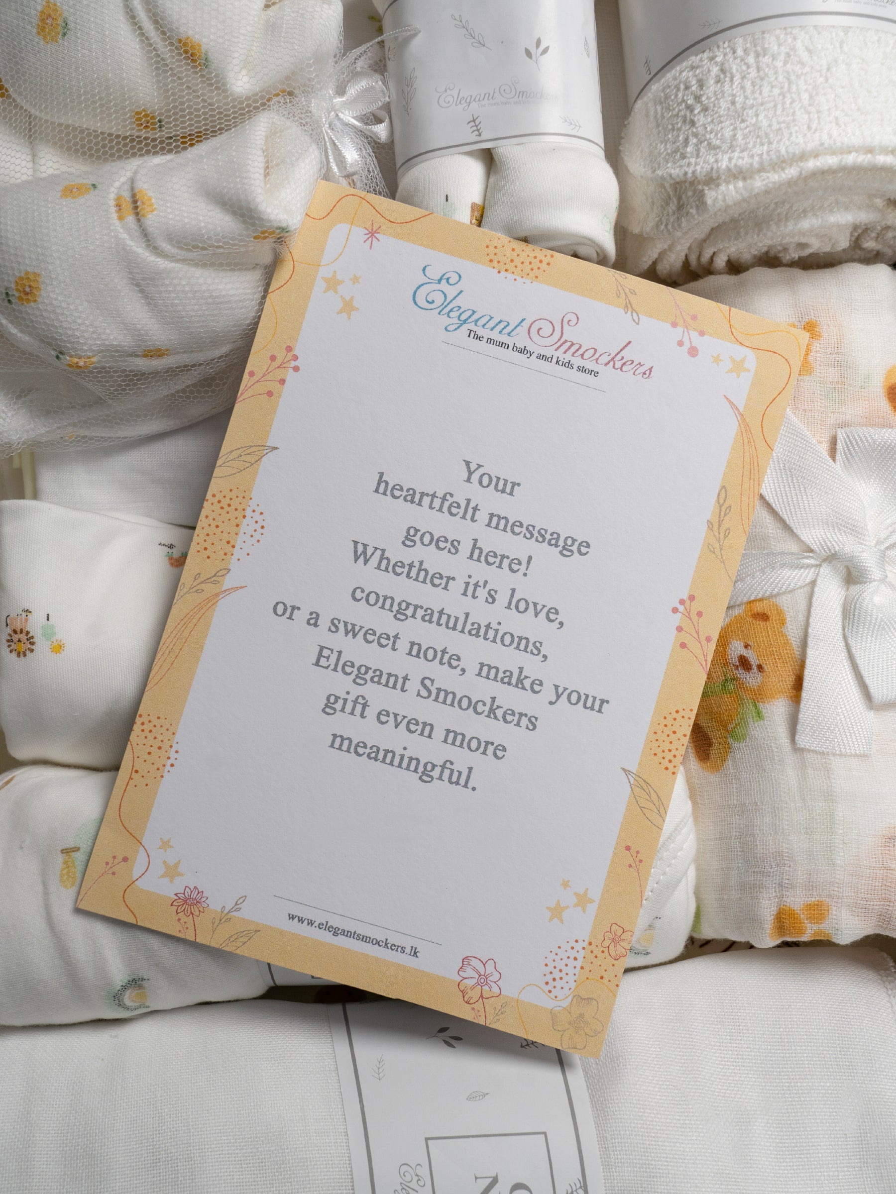 Elegant Smockers LK | Personalised Gift Message | Sri Lanka 