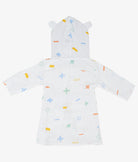Elegant Smockers LK | Baby Bath Robe - Plus & Minus Print - 6-9 Months | Sri Lanka 