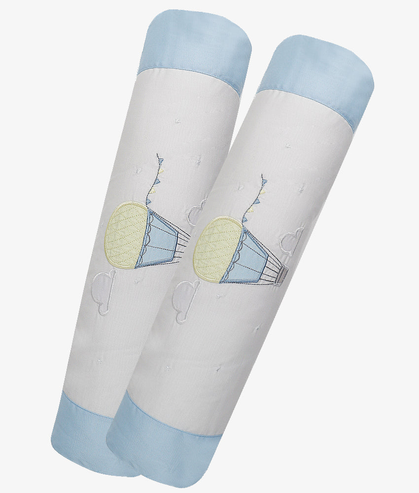 Elegant Smockers LK | Baby Bolster Pillow Cover – Up, Up & Away Theme | Sri Lanka 