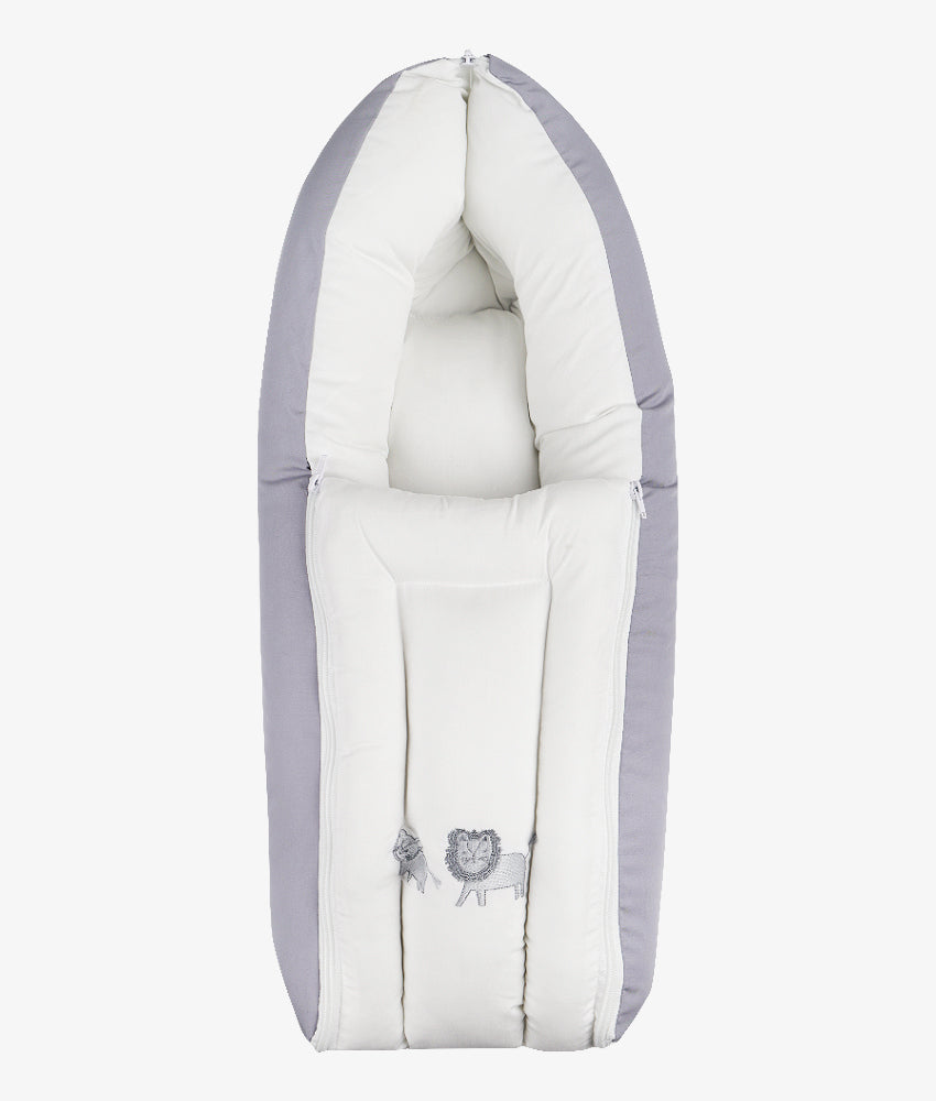 Elegant Smockers LK | Baby Carry Quilt – Grey Safari Theme | Sri Lanka 