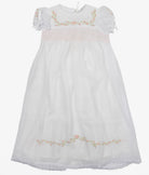 Elegant Smockers LK | Baby Christening Robe Set - Peach (Pre-Order) | Sri Lanka 