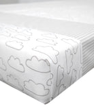 Elegant Smockers LK | Baby Cot Sheet – Cloudy Theme | Sri Lanka 