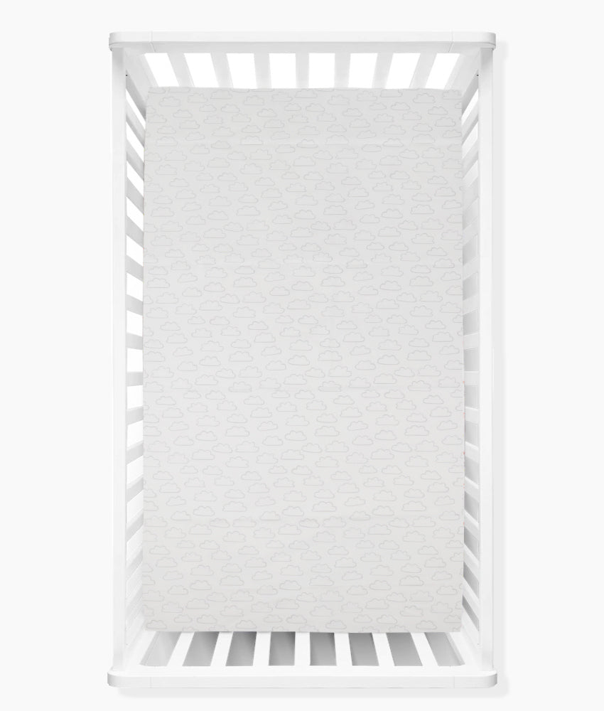 Elegant Smockers LK | Baby Cot Sheet – Cloudy Theme | Sri Lanka 