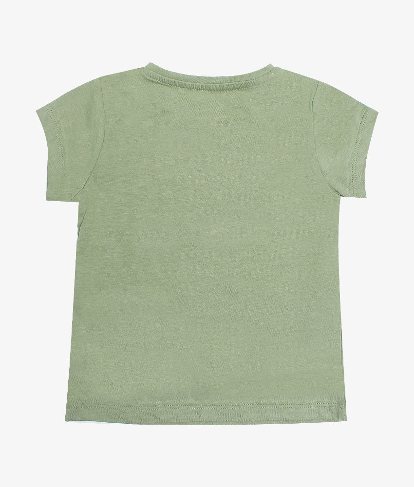 Elegant Smockers LK | Baby Girls T-Shirts - Green - 6-9 Months | Sri Lanka 