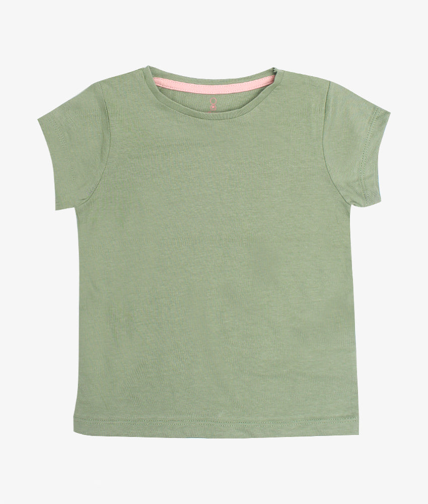 Elegant Smockers LK | Baby Girls T-Shirts - Green - 6-9 Months | Sri Lanka 