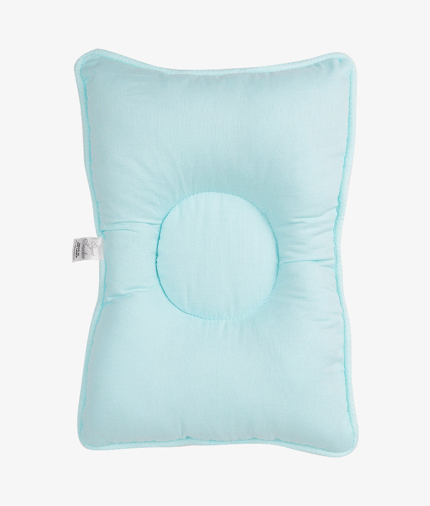 Elegant Smockers LK | Baby Head Pillow (Mint) - Alphabet Theme | Sri Lanka 