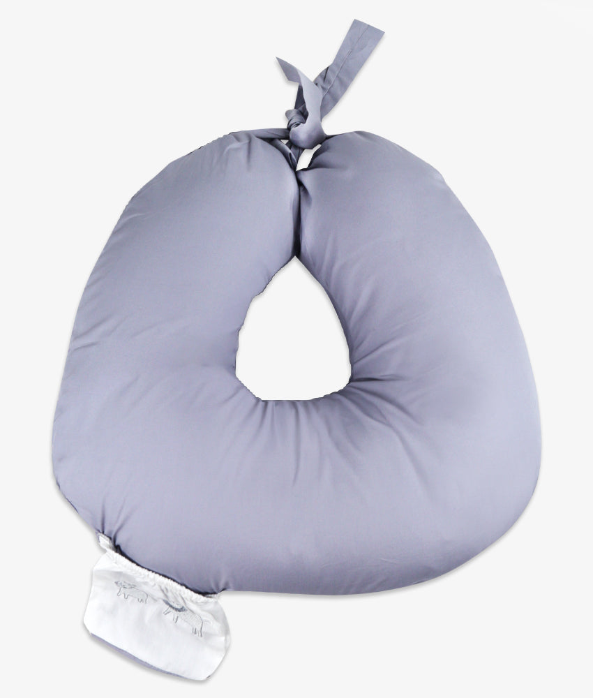 Elegant Smockers LK | Baby Nursing Pillow - Grey Safari Theme | Sri Lanka 