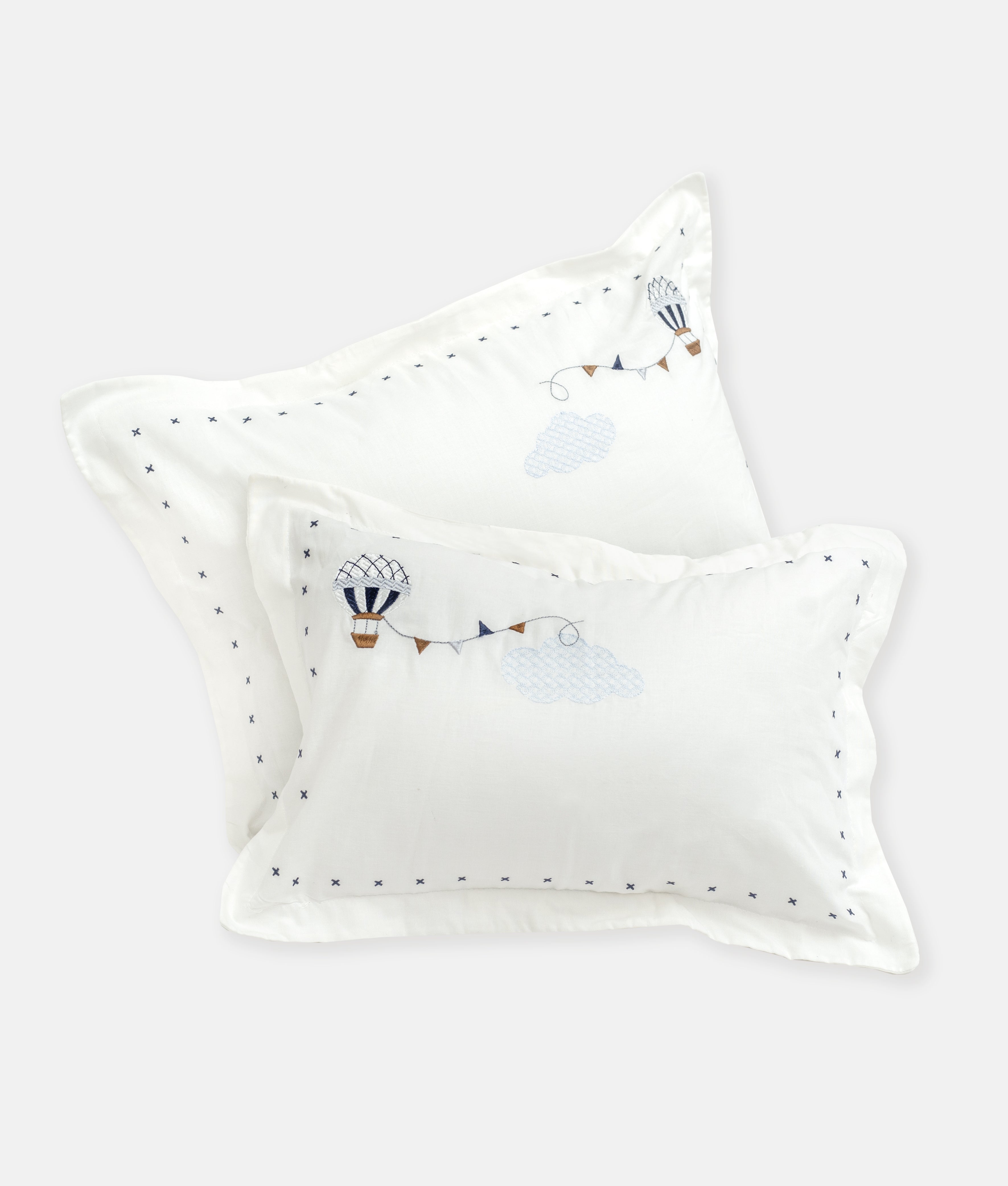Elegant Smockers LK | Baby Pillow Covers – Sky Adventures Theme | Sri Lanka 