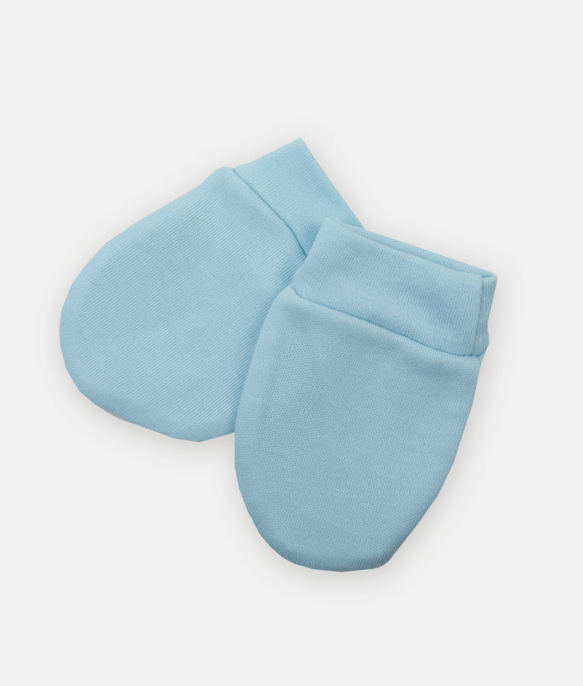 Elegant Smockers LK | Baby Socks, Mittens & Cap Set - Pastel Blue | Sri Lanka 