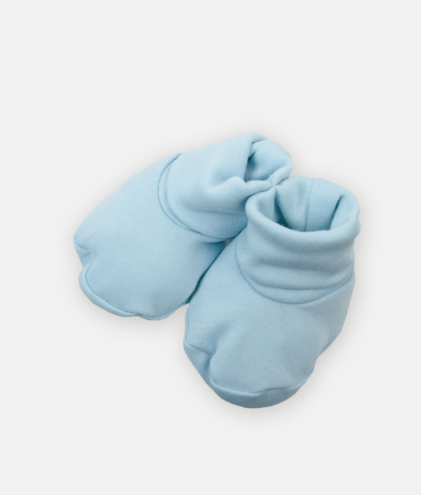 Elegant Smockers LK | Baby Socks, Mittens & Cap Set - Pastel Blue | Sri Lanka 