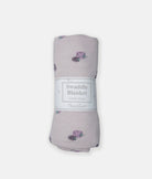 Elegant Smockers LK | Baby Swaddling Blanket  - Purple Berry Print | Sri Lanka 