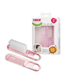 Elegant Smockers LK | Farlin Baby Comb & Brush Set- Pink - 0m+ | Sri Lanka 
