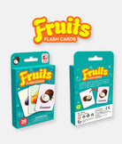 Elegant Smockers LK | Kids Fruits Learning Flash Card Set - 36 Cards | Sri Lanka 
