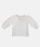 Elegant Smockers LK | Long Sleeved Girls T-Shirt -  Black Dotted Print | Sri Lanka 