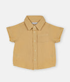 Elegant Smockers LK | Pastel Yellow Muslin Boys Shirt | Sri Lanka 