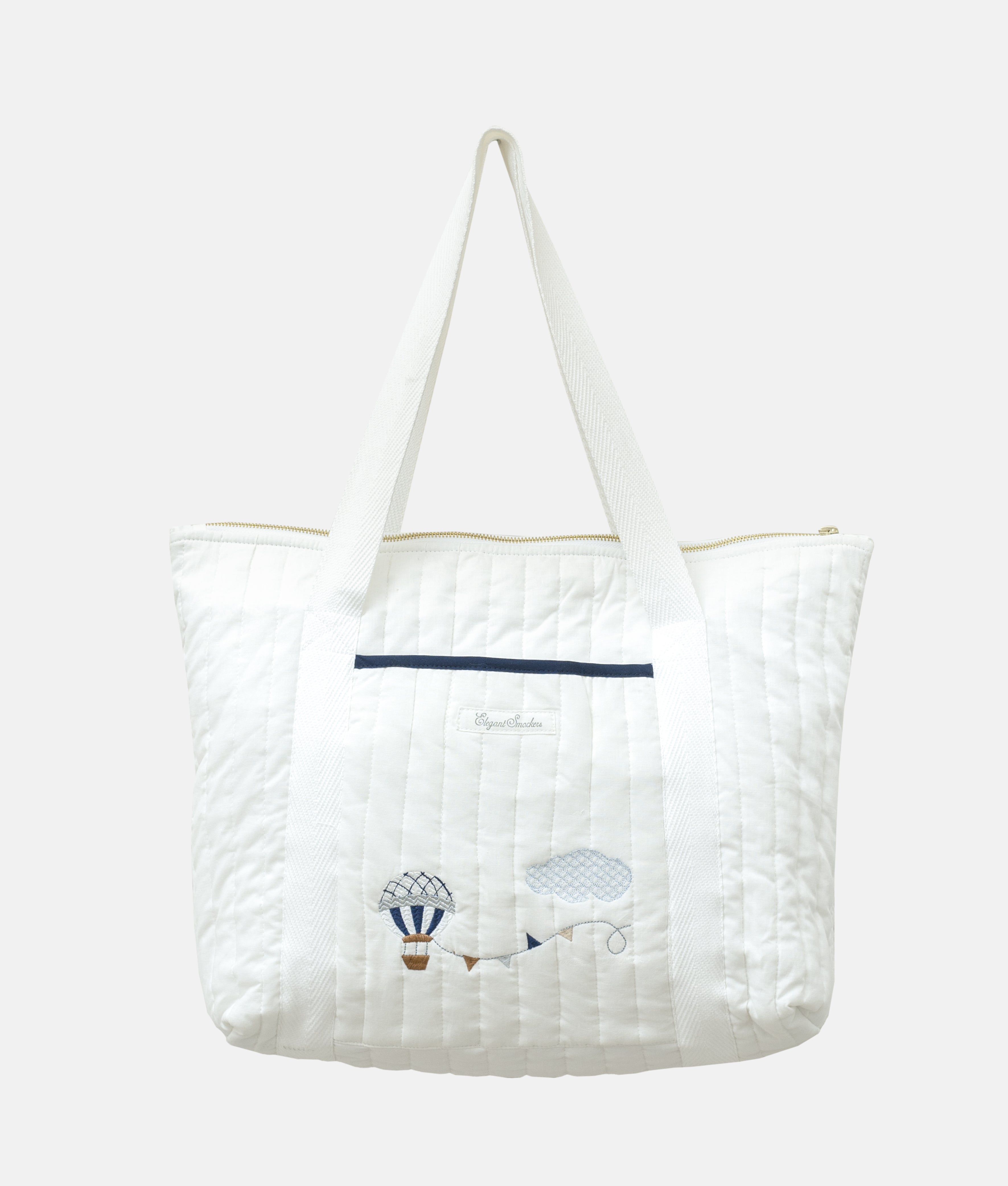 Elegant Smockers LK | Quilted Baby Diaper Tote Bag – Sky Adventures Theme | Sri Lanka 
