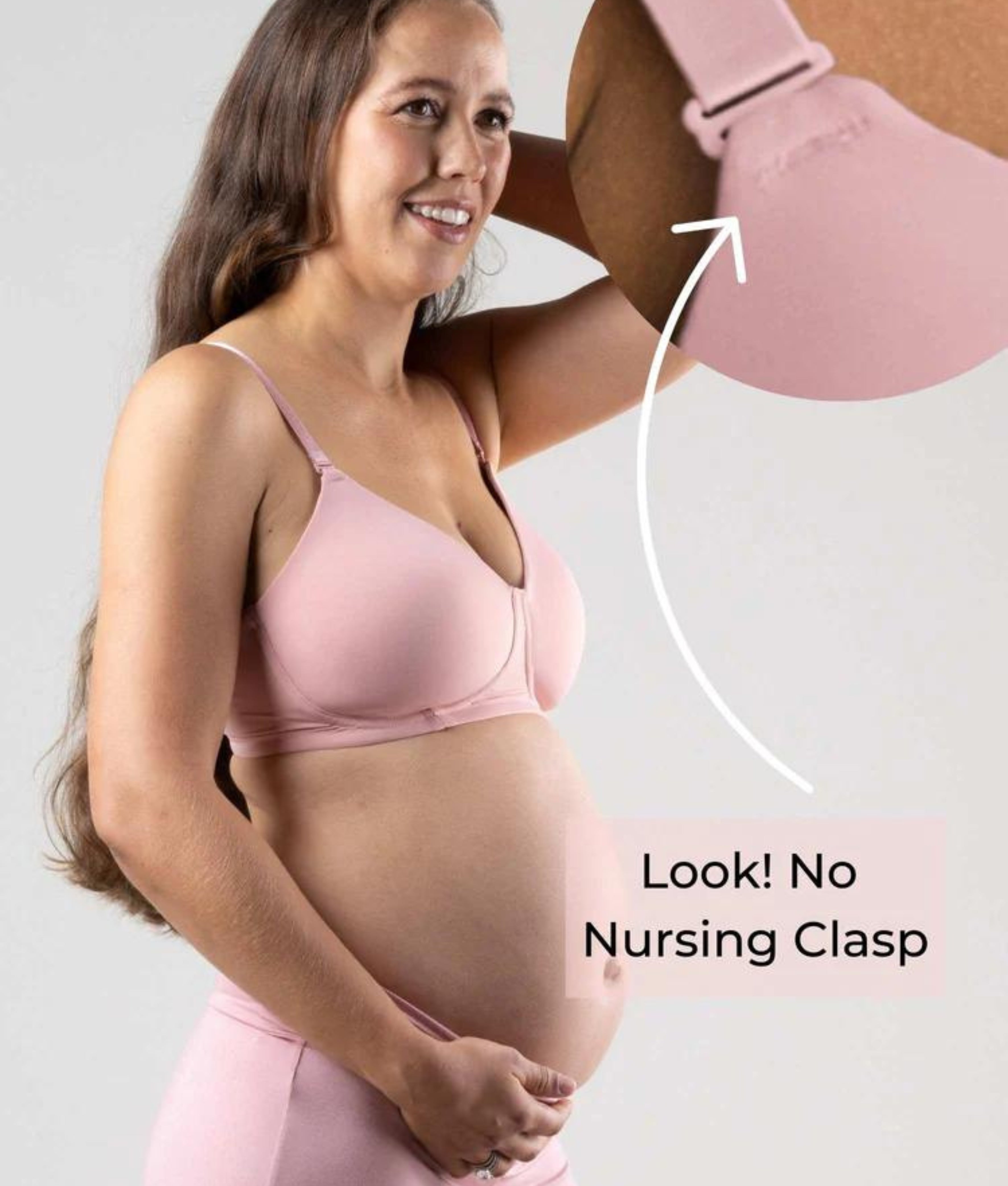 Elegant Smockers LK | Undercover Maternity, Nursing & Beyond T-Shirt Bra™ | Pink | Sri Lanka 