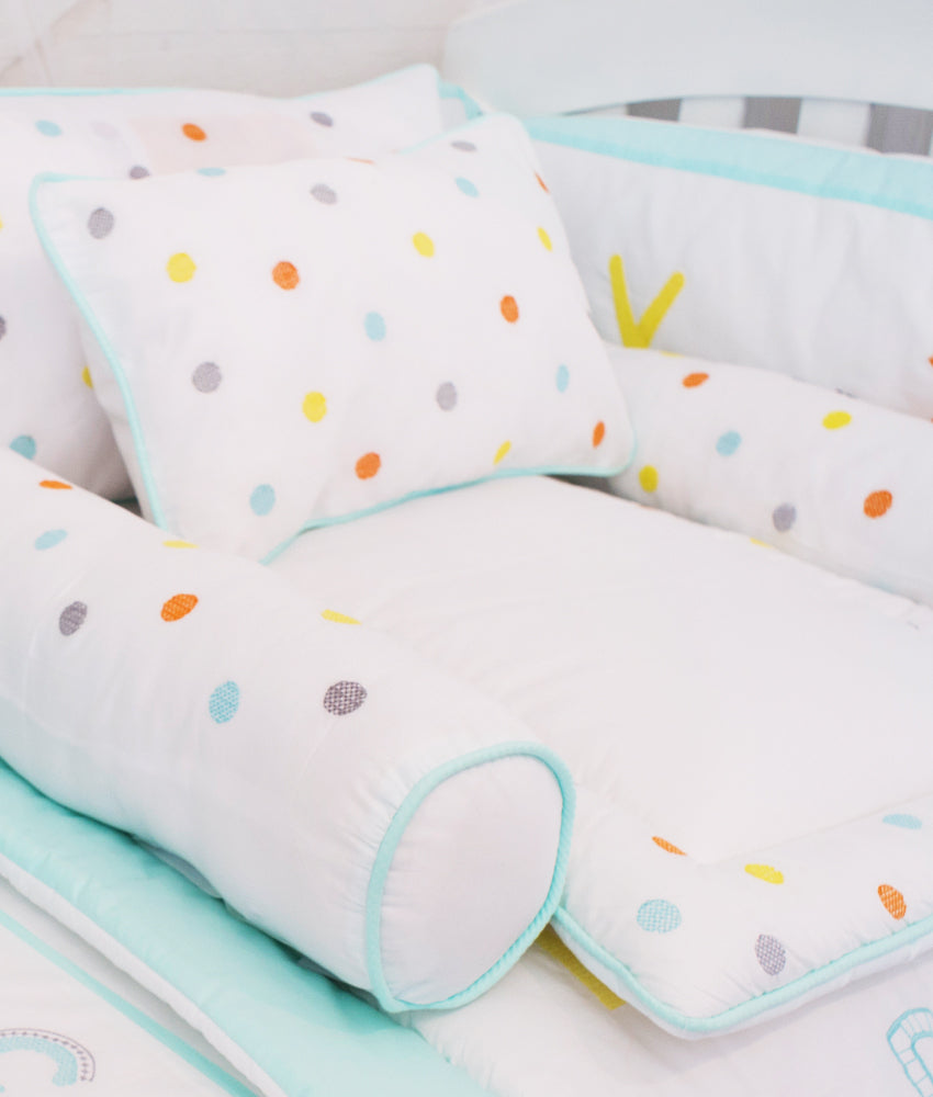 Elegant Smockers LK | Bedding Bundle (6 pcs) - Alphabet Theme | Sri Lanka 