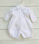 Elegant Smockers LK | Celebration Baby Romper & Cap Set - White (Pre-Order) | Sri Lanka 