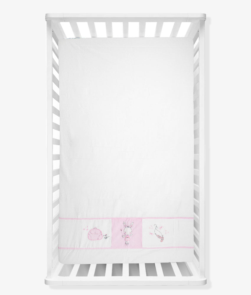 Elegant Smockers LK | Baby Cot Sheet – Bunny Theme | Sri Lanka 