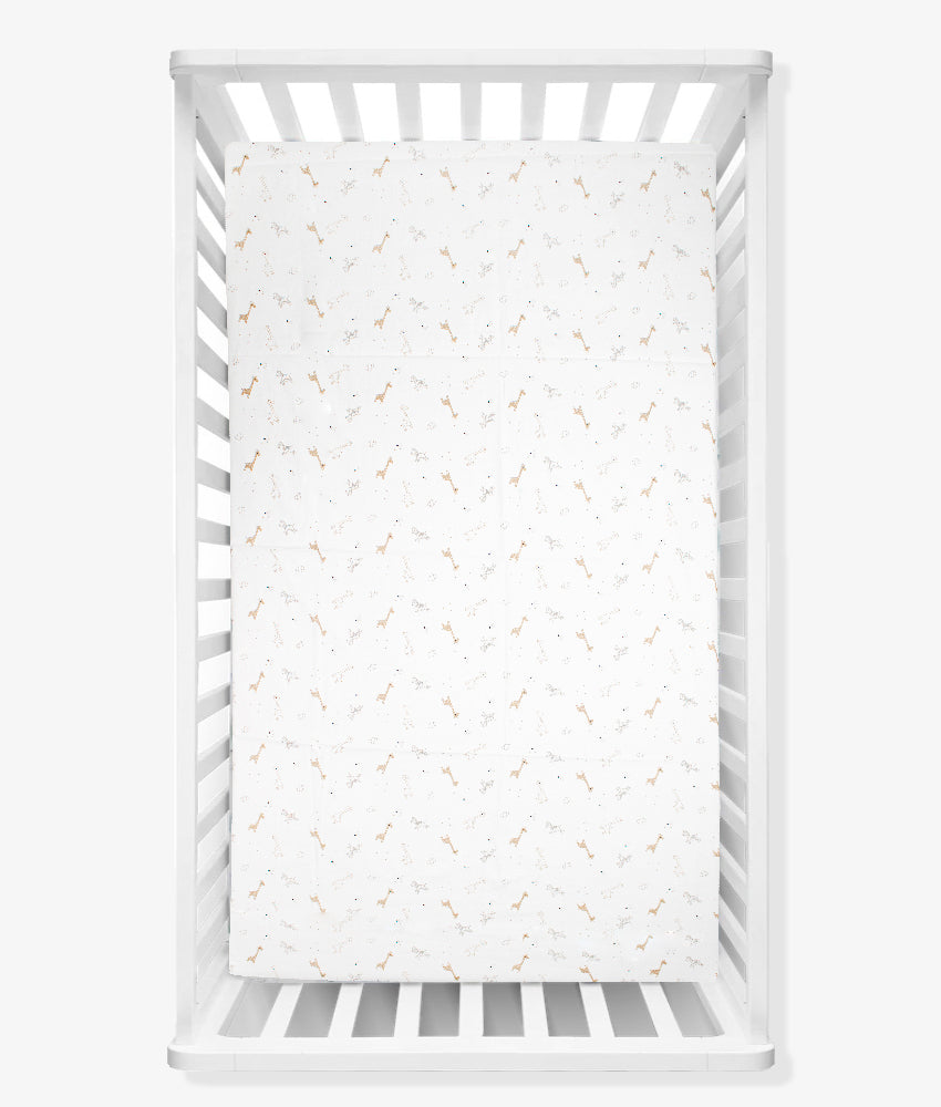 Elegant Smockers LK | Baby Cot Sheet – Savannah Theme | Sri Lanka 