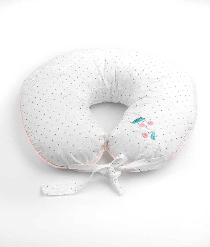 Elegant Smockers LK | Baby Nursing Pillow - Cherry Theme | Sri Lanka 