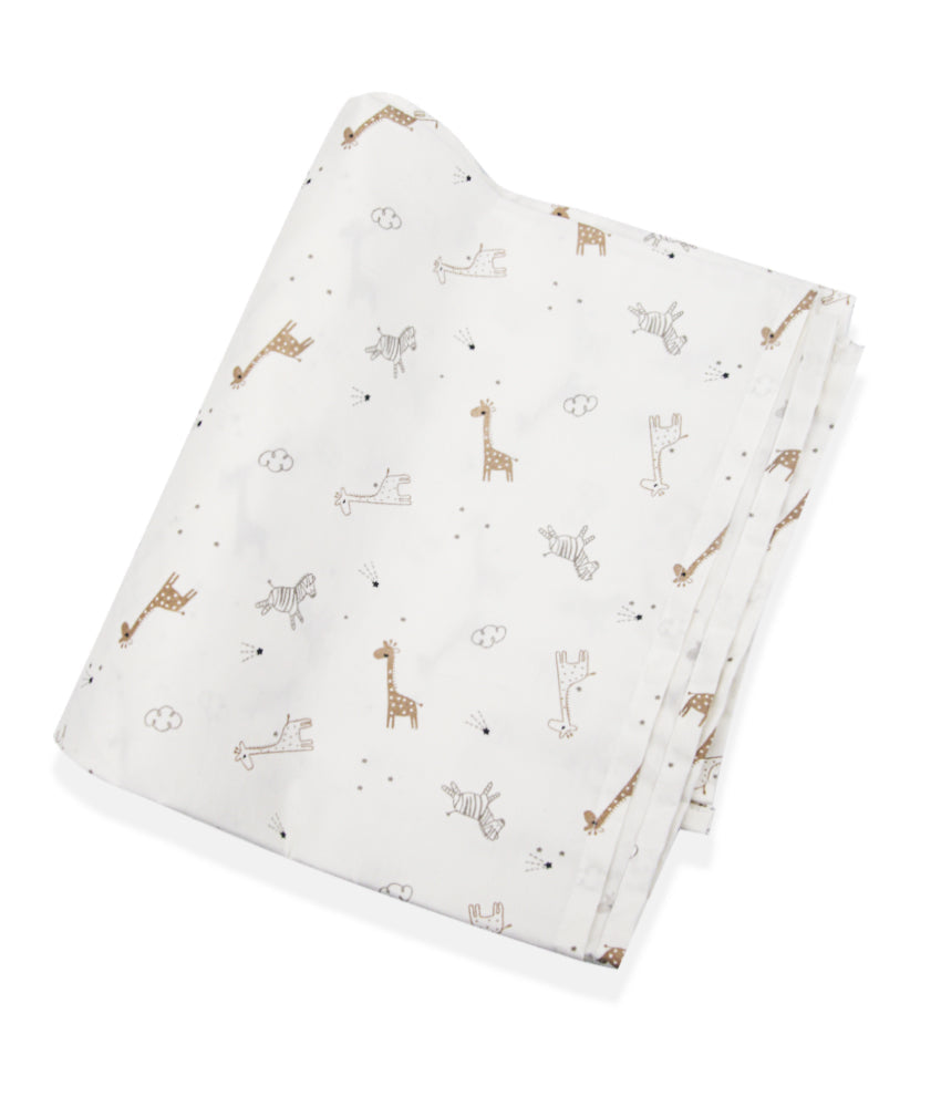 Elegant Smockers LK | Baby Cot Sheet – Savannah Theme | Sri Lanka 