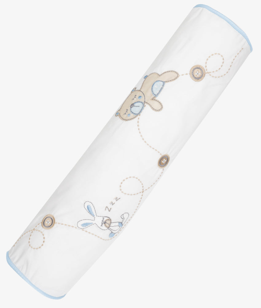 Elegant Smockers LK | Baby Bolster Pillow Cover – Blue Bear Theme | Sri Lanka 