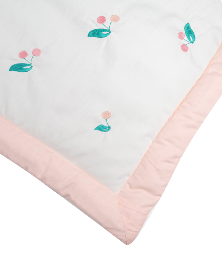Elegant Smockers LK | Baby Comforter Quilt – Cherry Theme | Sri Lanka 