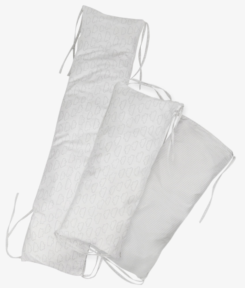 Elegant Smockers LK | Baby Cot Bumpers – Cloudy Theme | Sri Lanka 