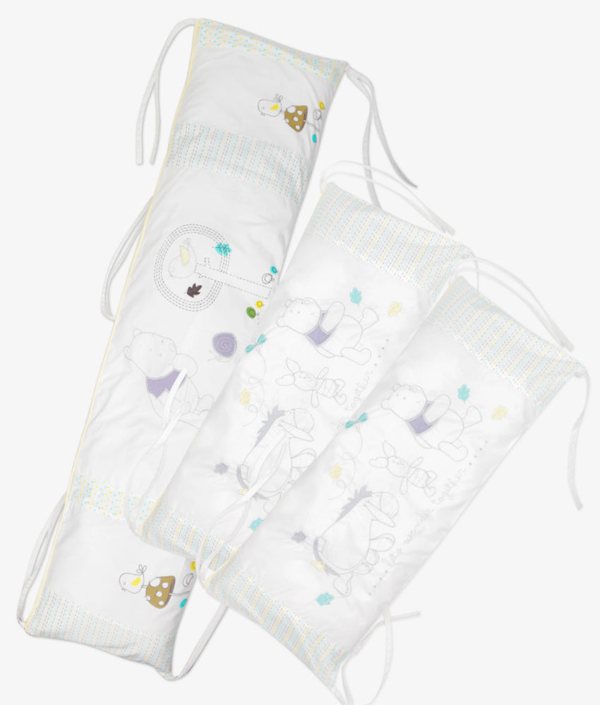 Elegant Smockers LK | Baby Cot Bumpers – Pooh and Friends Theme | Sri Lanka 